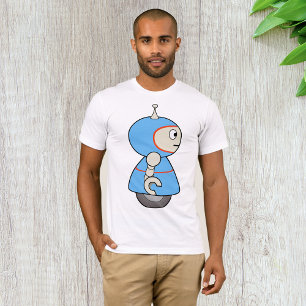 リトルブルーロボットTシャツ Tシャツ