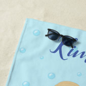 リトルブロンドマーメイドパーソナライズされたビーチタオル ビーチタオル (インサイチュ)