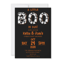 リトルブーにゴーストハロウィンのベイビーシャワーがやってくる