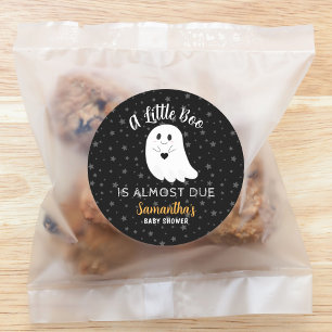 リトルブーほとんど幽霊ハロウィーン赤ちゃんシャワー ラウンドシール