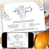 リトルブーほぼデューハロウィーンベビー散水 招待状