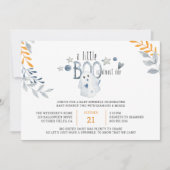 リトルブーほぼデューハロウィーンベビー散水 招待状 (正面)