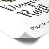 リトルブークロセスラインベビーおむつラッフルサイン ポスター (角)