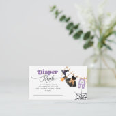 リトルブークロセラインパープルおむつラッフルチケット エンクロージャーカード (スタンド正面)