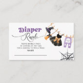 リトルブークロセラインパープルおむつラッフルチケット エンクロージャーカード (正面)