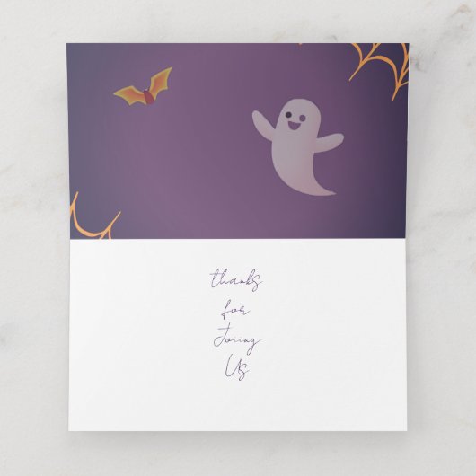 リトルブーサンキューフォールディング座席表 プレイスカード (内部開封)