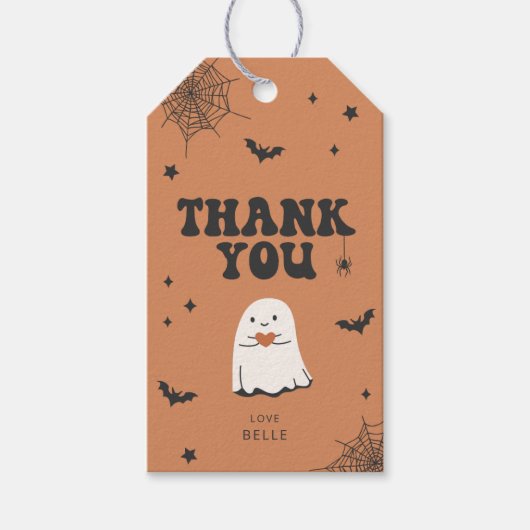 リトルブーサンキューメッセージカード ギフトタグ (正面)