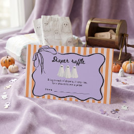 リトルブーハロウィンベビーシャワー エンクロージャーカード