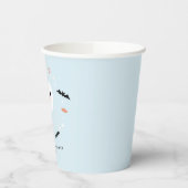 リトルブーハロウィーンベビーシャワーブルーの紙カップ 紙コップ (左)