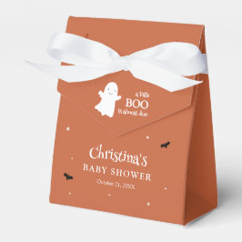 リトルブーハロウィーン幽霊オレンジベイビーシャワー フェイバーボックス