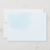 リトルブーハロウィーン幽霊少年の赤ちゃんシャワー サンキューカード (裏面)