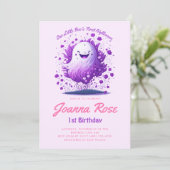 リトルブーファーストハロウィーンベビー誕生日 招待状 (スタンド正面)