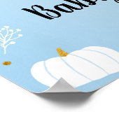 リトルブーブルーボーイ幽霊ベビーシャワーへようこそ ポスター (角)