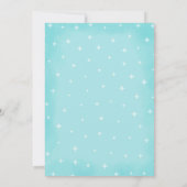 リトルブーベビーシャワーハロウィーン幽霊ベビーシャワー 招待状 (裏面)