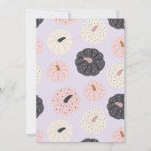 リトルブーホーハロウィーン幽霊2nd誕生日パーティー 招待状 (裏面)