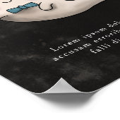 リトルブーボーイ幽霊ベビーシャワーカスタムサイン ポスター (角)