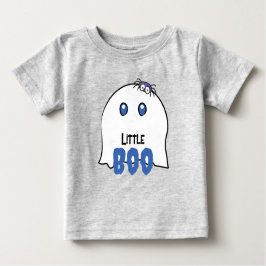 リトルブー君の初めてのハロウィン かわいいおばけ ファミリー ベビーTシャツ