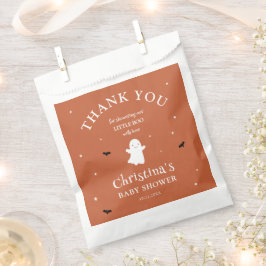 リトルブー幽霊オレンジ赤ちゃんシャワーありがとう フェイバーバッグ