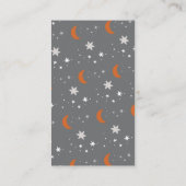 リトルブー幽霊ハロウィンおむつラッフル 名刺 (裏面)