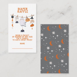 リトルブー幽霊ハロウィンおむつラッフル 名刺