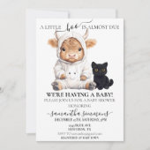 リトルブー幽霊ハロウィンハイランドカウズベビー 招待状 (正面)