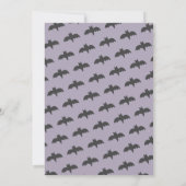 リトルブー幽霊ハロウィンブルーボーイワンサンデー 招待状 (裏面)