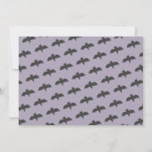 リトルブー幽霊ハロウィンブルー1stバースデーフォト 招待状 (裏面)