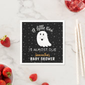 リトルブー幽霊ハロウィーンベイビーシャワー スタンダードカクテルナプキン (インサイチュ)