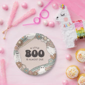 リトルブー幽霊ハロウィーンベイビーシャワー ペーパープレート (パーティー)