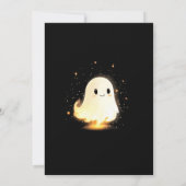 リトルブー幽霊ハロウィーンベイビーシャワー 招待状 (裏面)