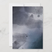 リトルブー幽霊ハロウィーン秋ベビーシャワー 招待状 (裏面)