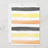 リトルブー幽霊パンプキンハロウィーンベイビーシャワー 招待状 (裏面)