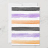 リトルブー幽霊パンプキンハロウィーン2nd誕生日 招待状 (裏面)