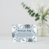 リトルブー幽霊ベビーシャワーブックベビー エンクロージャーカード (スタンド正面)