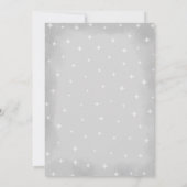 リトルブー男女兼用幽霊ベビーシャワー 招待状 (裏面)