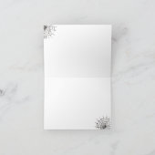 リトルブー かわいいおばけ ハロウィン 赤ちゃん女の子 シャワー サンキューカード (内部)