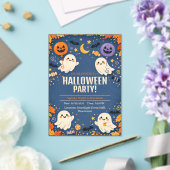 リトルブー かわいい お化け ハロウィンパーティー  アクリル招待状 (インサイチュ (ウェディング))