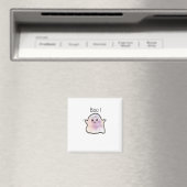 リトルブー はずかしがり屋の面白いミーム マグネット (インサイチュ (食洗機))