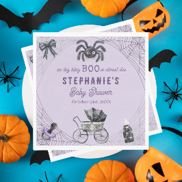 リトルブー・イッツィービッツィースパイダー・ハロウィン・ベビーシャワー スタンダードランチョンナプキン