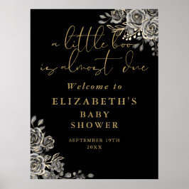 リトルブー ゴシック ベイビーシャワー ウェルカムサイン ポスター