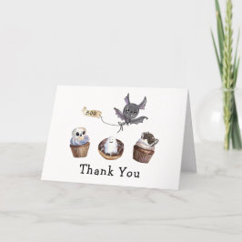 リトルブー ハロウィンカップケーキ ベビーシャワー サンキューカード