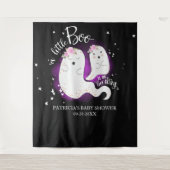 リトルブー ハロウィンガール ベイビーシャワー 背景 タペストリー (正面)