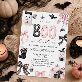リトルブー ハロウィンガール ベビーシャワー 招待状
