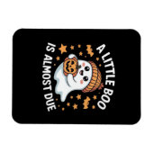 リトルブー ハロウィン出産予定日妊娠発表 マグネット (横)