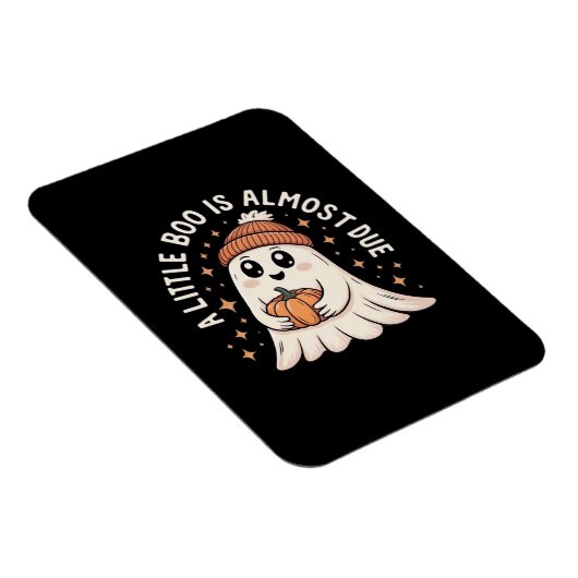 リトルブー ハロウィン出産予定日妊娠発表 マグネット (右側)