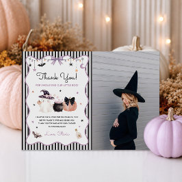 リトルブー ハロウィン おばけ ベビーシャワー 写真 サンキューカード