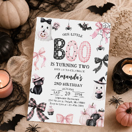 リトルブー ハロウィン おばけ 誕生日 インビテーション