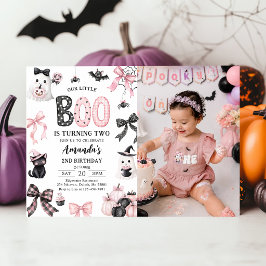 リトルブー ハロウィン おばけ 誕生日 インビテーション