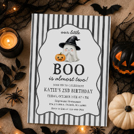 リトルブー ハロウィン おばけ 2歳の誕生日 招待状