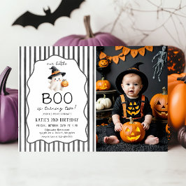 リトルブー ハロウィン おばけ 2歳の誕生日 招待状